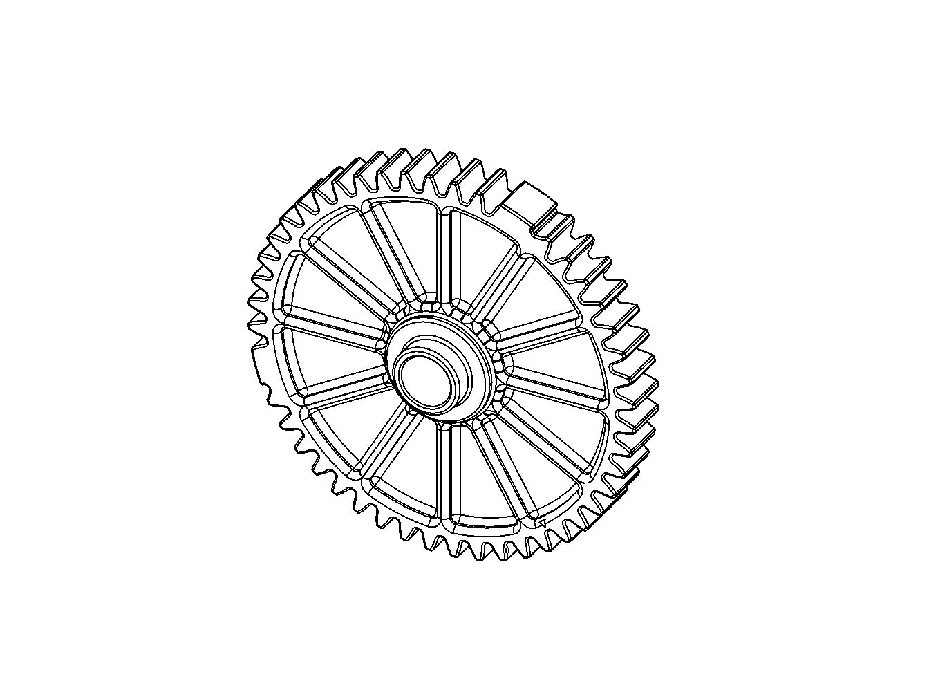 GEAR, ROTATION - REMOTE SPUR - 05124000 – Equipements ESF