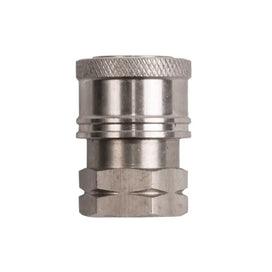 COUPLER, 1/4"QC FNPT SS BE# 85.300.102S