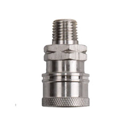 COUPLER, 1/4"QC MNPT SS BE# 85.300.107S