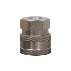 COUPLER, 1/2"QCx3/8"FNPT SS BE# 85.300.155S