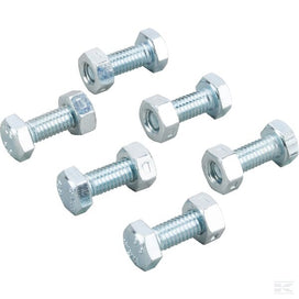 KIT VIS DE SECURITE DE LAME STIGA #1134-9054-01 (6 boulons + 6 écrous)